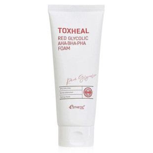 Пінка для вмивання із гліколевою кислотою Esthetic House Toxheal Red Glycolic AHA-BHA-PHA Foam 150ml