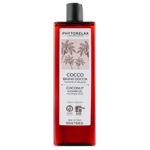 Гель для душа питательный и смягчающий Phytorelax Laboratories Shower Gel COCONUT Vegan&Organic  500 мл