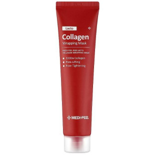 Укрепляющая маска-пленка для лица с коллагеном Medi-Peel Red Lacto Collagen Wrapping Mask 70ml