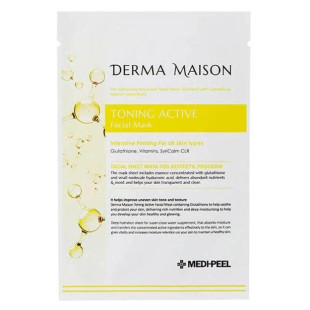 Тканинна маска з вітамінним комплексом Medi-Peel Derma Maison Toning Active Facial Mask 23ml