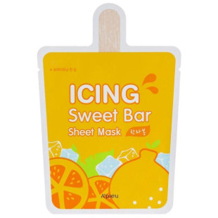 Тканевая маска с экстрактом мандарина A'pieu icing sweet bar sheet mask hanrabong 21g