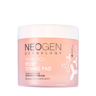 Тонер-пэды увлажняющие с пробиотиками для лица Neogen Probiotics Relief Toning Pad 50Pads