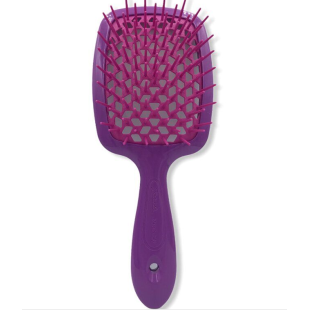 Расческа для волос цветная Janeke Superbrush цвет фиолетово-розовый
