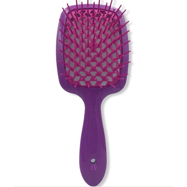 Гребінець для волосся кольоровий Janeke Superbrush колір фіолетоворожевий, фото 1