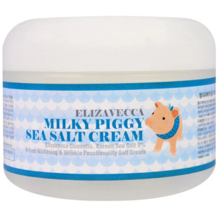 Крем сольовий колагеновий Elizavecca Face Care Milky Piggy Sea Salt Cream 100ml