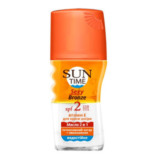 Масло "Интенсивный загар+увлажнение" SPF 2 Биокон Sun Time Sexy Bronze Біокон 150ml