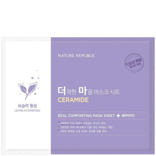 Укрепляющая тканевая маска с керамидами Nature Republic Real Comforting Mask Sheet Ceramide 24g