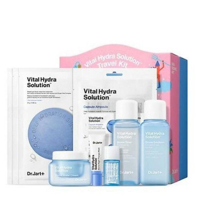 Набор для интенсивного увлажнения лица Dr.Jart+ Vital Hydra Solution Travel Kit 7 предметов, 162 ml, фото 1 Набор для интенсивного увлажнения лица Dr.Jart+ Vital Hydra Solution Travel Kit 7 предметов, 162 ml, фото 1