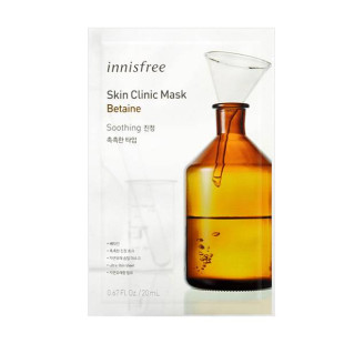 Успокаивающая тканевая маска с бетаином Innisfree Skin Clinic Mask - Betaine