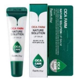 Бальзам с центеллой азиатской для губ FARMSTAY CICA FARM NATURE SOLUTION LIP BALM 10g