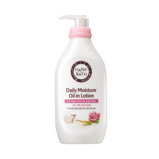 Лосьон увлажняющий с маслом розы Happy Bath Daily Moisture Oil in Lotion Rose 450ml