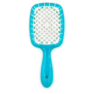 Расческа для волос бирюзовая с белым Janeke Superbrush Расческа для волос бирюзовая с белым Janeke Superbrush