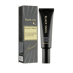 Крем для глаз с муцином черной улитки FarmStay Black Snail Premium Eye Cream 50ml