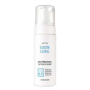 Пінка-мус із екстрактом центели для чутливої шкіри Etude House Soon Jung PH 6.5 Whip Cleanser