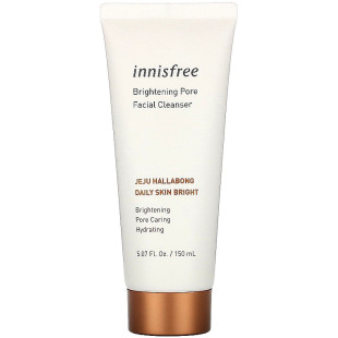 Пенка осветляющая для умывания лица с экстрактом халлабона Innisfree Jeju Hallabong Brightening Pore Facial Cleanser 150ml