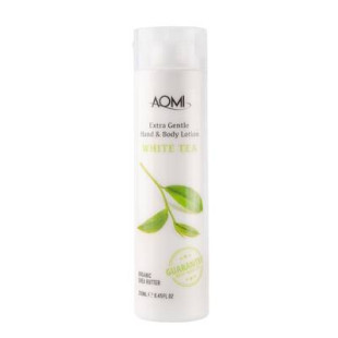 Лосьон для рук и тела увлажняющий с экстрактом белого чая Aomi Extra gentle Hand & Body Lotion - White Tea 250 ml