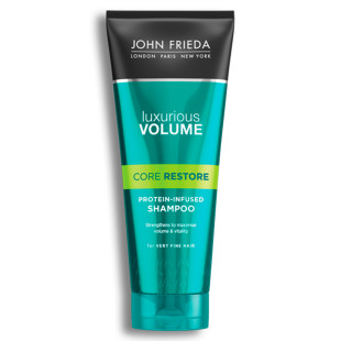 Шампунь для тонкого волосся прозорий із протеїном «Екстра об'єм» John Frieda Luxurious Volume Core Restore