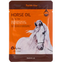 Маска тканевая для лица с лошадиным жиром Farmstay Visible Difference Horse Oil Mask Pack 23ml