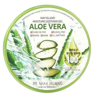 Гель универсальный с алоэ вера для лица и тела May Island Aloe Vera Moisture 100% Soothing Gel 300ml