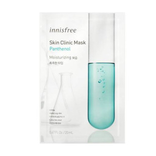 Увлажняющая тканевая маска с пантенолом Innisfree Skin Clinic Mask - Panthenol