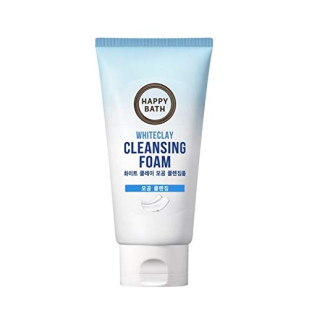 Пена для умывания успокаивающая с белой глиной Happy Bath Whiteclay Cleansing Foam 150ml