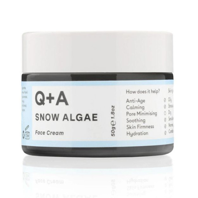 Зволожуючий крем для обличчя Q+A Snow Algae Intensive Face Cream 50g, фото 1 Зволожуючий крем для обличчя Q+A Snow Algae Intensive Face Cream 50g, фото 1