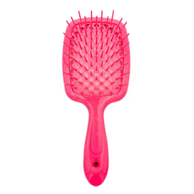 Гребінець для волосся кольоровий Janeke Superbrush колір рожевий, фото 1