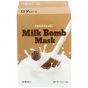 Тканинна маска з екстрактом какао для обличчя G9skin Milk Bomb Mask, Chocolate 21ml