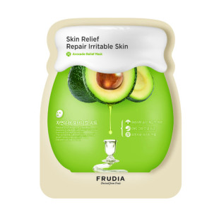 Восстанавливающая тканевая маска с экстрактом авокадо Frudia Avocado Relief Cream Mask 27ml