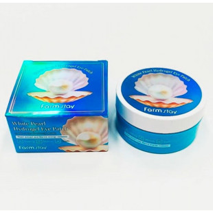 Патчи осветляющие с жемчужной пудрой Farmstay White Pearl Hydrogel Eye Patch 60шт