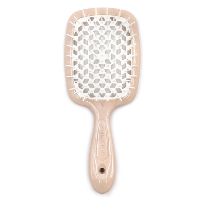 Гребінець для волосся кольоровий Janeke Superbrush колір пудровий, фото 1 Гребінець для волосся кольоровий Janeke Superbrush колір пудровий, фото 1