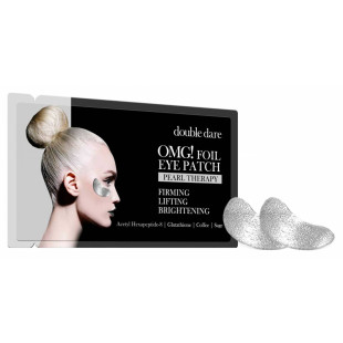 Патчи укрепляющие с кофеином  Double Dare OMG! Foil Eye Patch Pearl Treatment