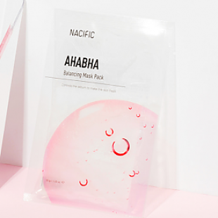 Тканинна маска для обличчя з кислотами Nacific AHABHA Balancing Mask Pack 30g