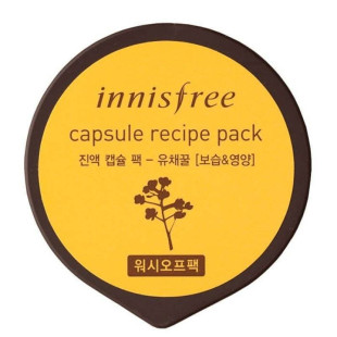 Питательная Капсульная Маска С Рапсовым мёдом Innisfree Capsule Recipe Pack Canola Honey