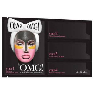 Маска Четырехкомпонентная Очищающая  Double Dare Omg! 4in1 Kit Zone System Mask