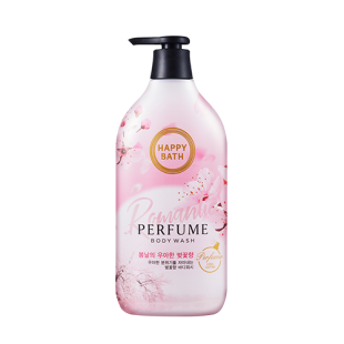 Парфюмированный гель для душа с ароматом цветков вишни Happy Bath Romantic Cherry Blossom Perfume Body Wash 900ml