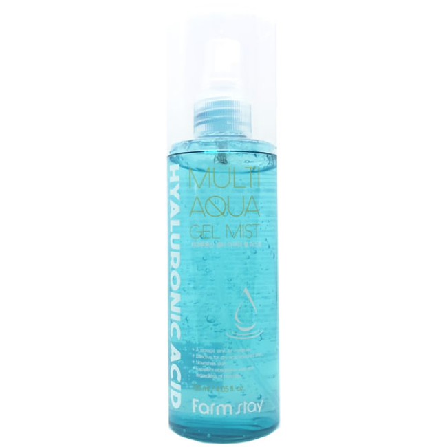 Гель-мист увлажняющий с гиалуроновой кислотой FarmStay Hyaluronic Acid Multi Aqua Gel Mist 120ml, фото 1 Гель-мист увлажняющий с гиалуроновой кислотой FarmStay Hyaluronic Acid Multi Aqua Gel Mist 120ml, фото 1