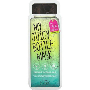 Маска Заспокійлива Зволожуюча З Екстрактом Алое та Жасмина Scinic My Juicy Bottle Mask Soothing Ampoule