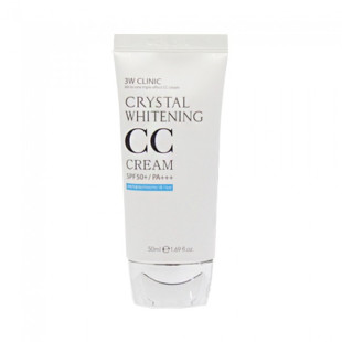 СС крем осветляющий с ниацинамидом 3W Clinic Crystal Whitening CC Cream 50ml