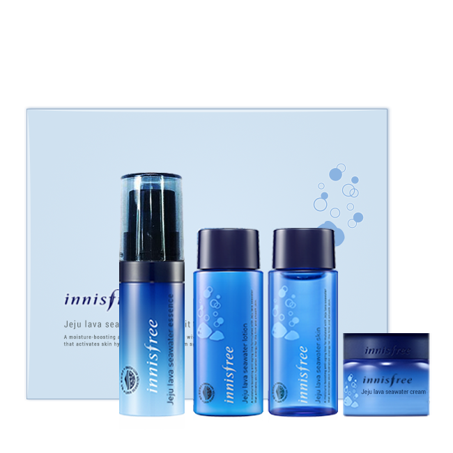 Набор: Тонер, Эссенция, Лосьон И Крем Для Лица С Вулканической Морской Водой Innisfree Jeju Lava Seawater Special 4 Kit 40ml, фото 1 Набор: Тонер, Эссенция, Лосьон И Крем Для Лица С Вулканической Морской Водой Innisfree Jeju Lava Seawater Special 4 Kit 40ml, фото 1