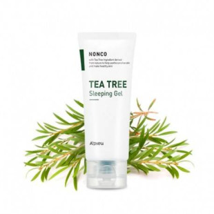 Маска ночная успокаивающая с маслом чайного дерева A'pieu  Nonco Tea Tree Sleeping Gel  80ml