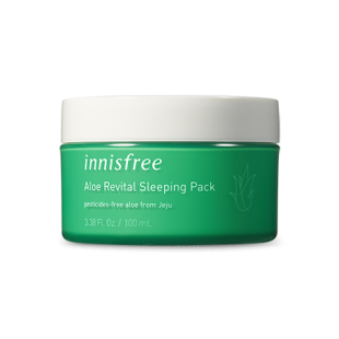 НОЧНАЯ МАСКА С ЭКСТРАКТОМ АЛОЭ INNISFREE ALOE REVITAL SLEEPING PACK 100мл