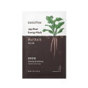 Innisfree Jeju Root Energy Mask 25ml*1ea #Burdock. Очищающая и успокаивающая тканевая маска с экстра