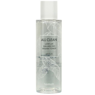 Тонер для лица слабокислотный балансирующий Heimish All Clean Low pH Balancing Vegan Toner 150ml