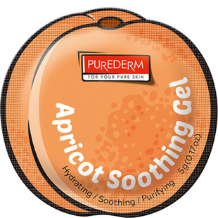 Маска-гель с экстрактом абрикоса для уставшей и раздраженной кожи Apricot Soothing Gel PUREDERM 5ml