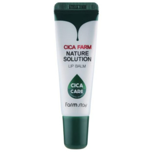 Восстанавливающий бальзам для губ с центеллой FarmStay Cica Farm Nature Solution Lip Balm 10g