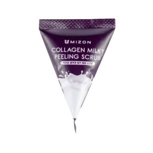 Скраб для очищения лица с коллагеном и молочными протеинами Mizon Collagen Milky Peeling Scrub 7g 24шт