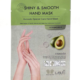 Маска Для Рук Питательная С Экстрактом Авокадо LABUTE Shiny & Smooth Hand Mask 14ml