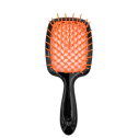 Расческа для волос черная с оранжевым Janeke Superbrush, фото 2