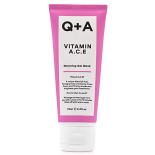 Маска мультивитаминная для лица Q+A Vitamin A.C.E. Warming Gel Mask 75ml